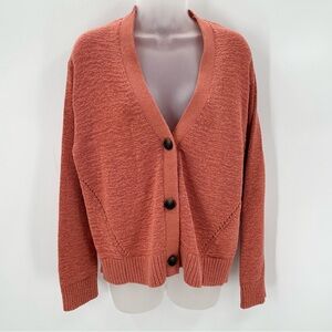 Banana Republic Factory Cardigan Women’s L Slouchy Tape Yarn Sweater Knit